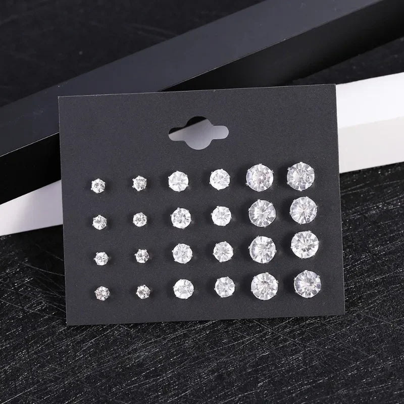 Women Men Crystal Jewelry Accessories  Earrings