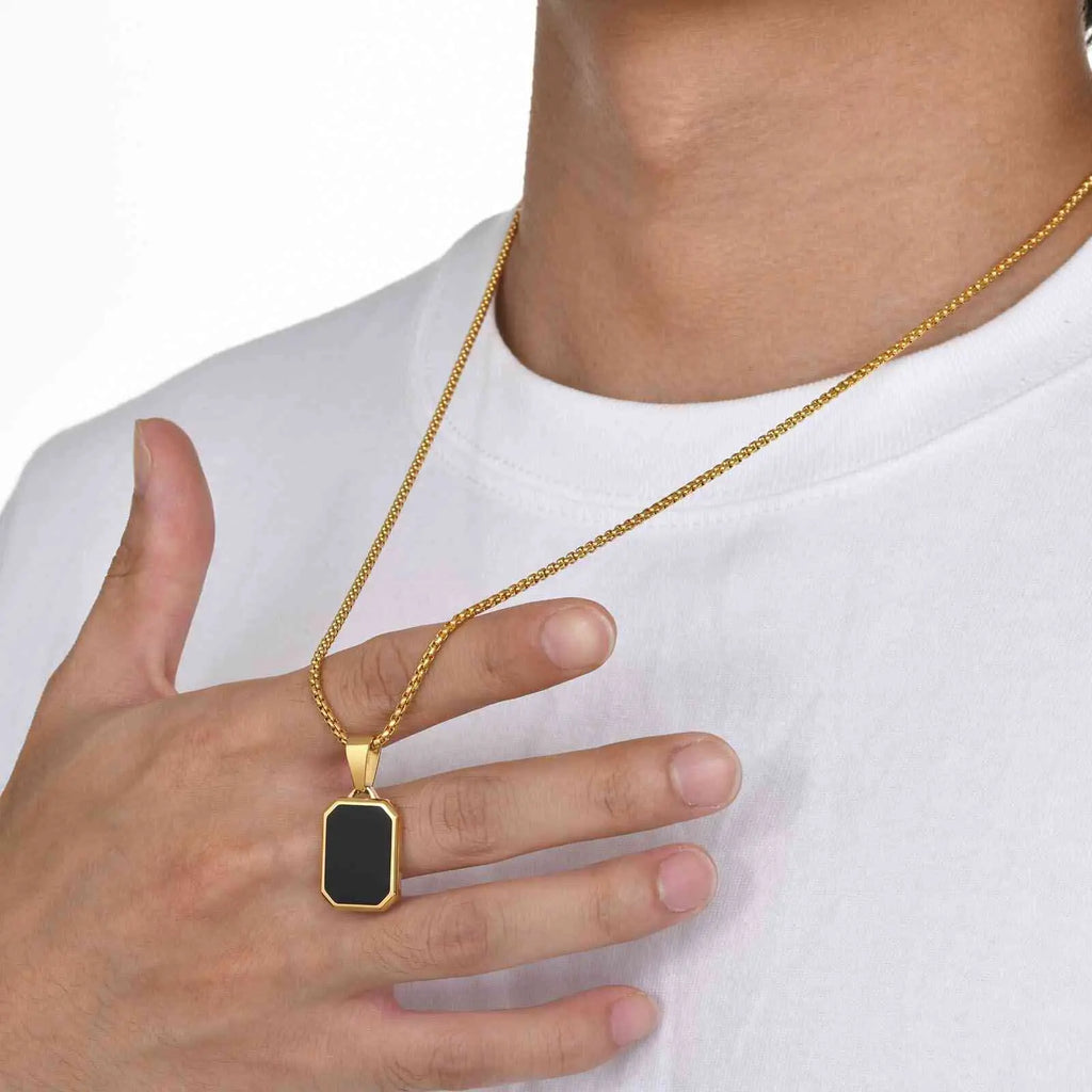 Necklaces for Men, Waterproof Stainless Steel Collar