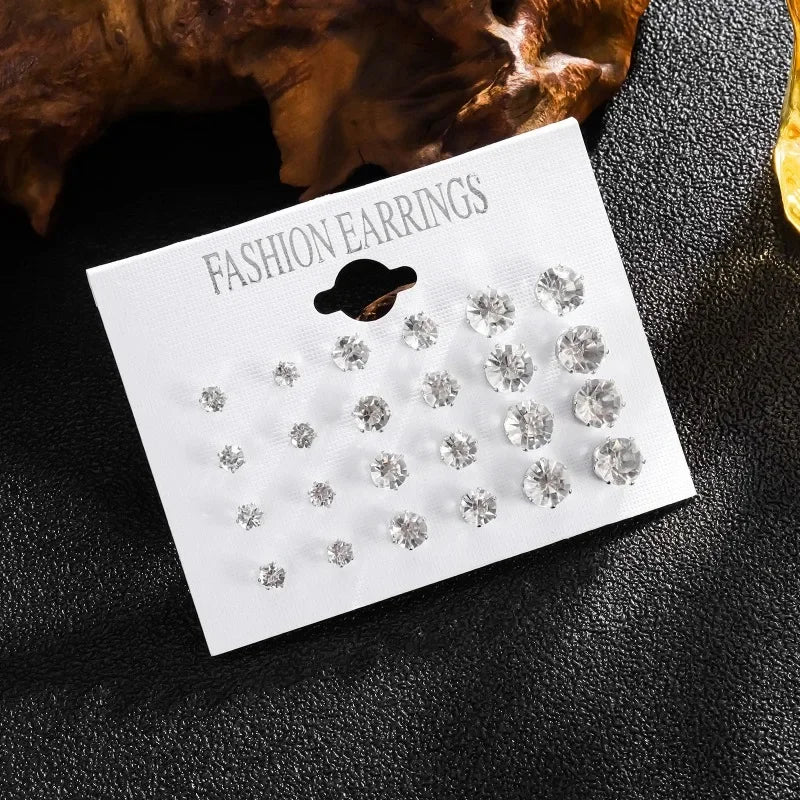 Women Men Crystal Jewelry Accessories  Earrings
