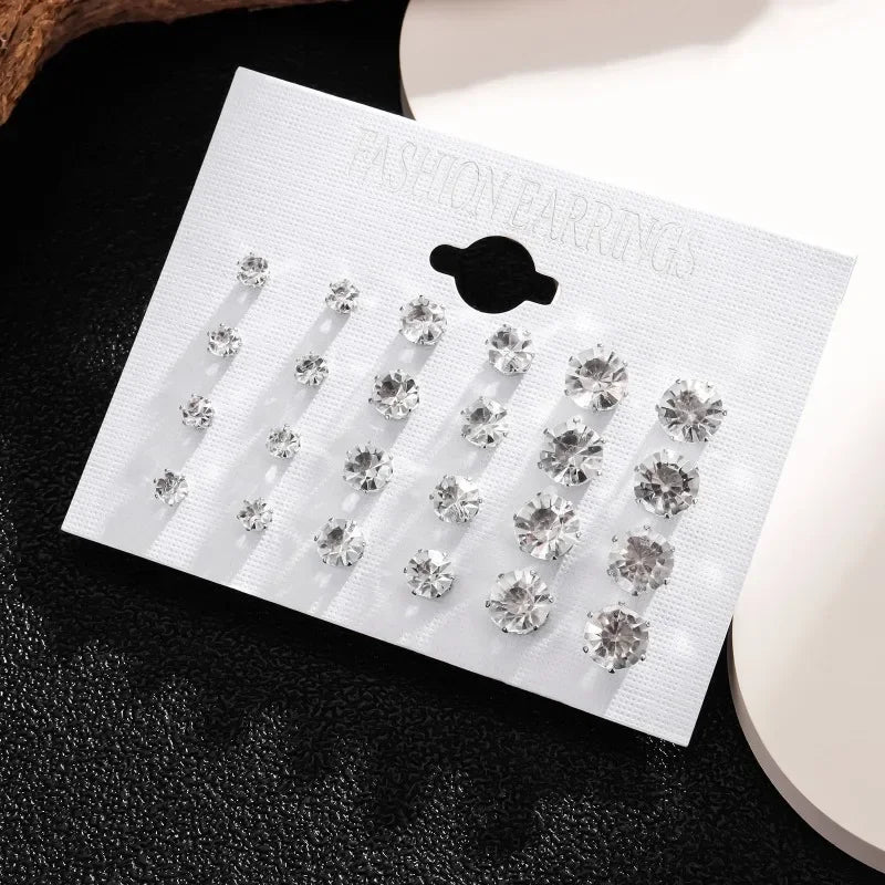 Women Men Crystal Jewelry Accessories  Earrings