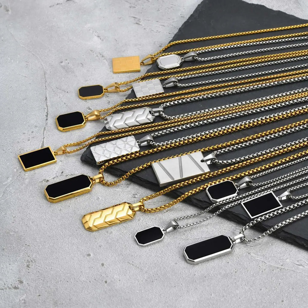 Necklaces for Men, Waterproof Stainless Steel Collar