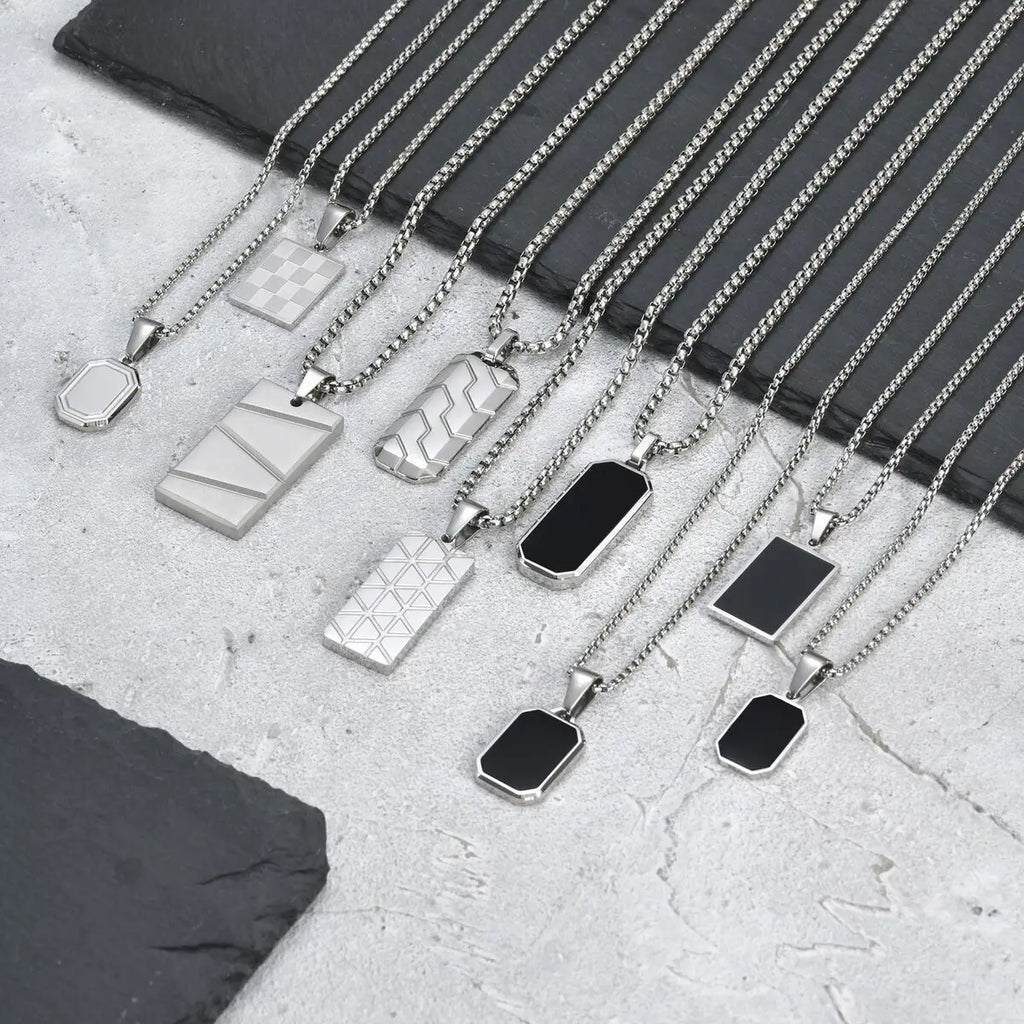 Necklaces for Men, Waterproof Stainless Steel Collar