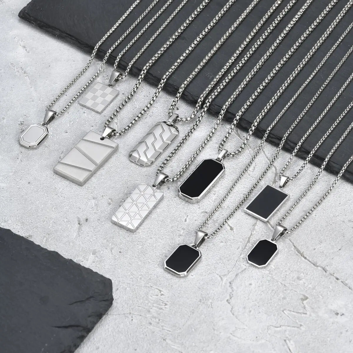 Necklaces for Men, Waterproof Stainless Steel Collar